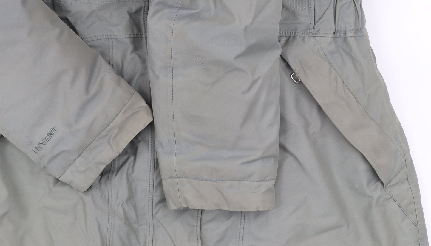 Womens UK Size S The North Face Grey Parka Coat