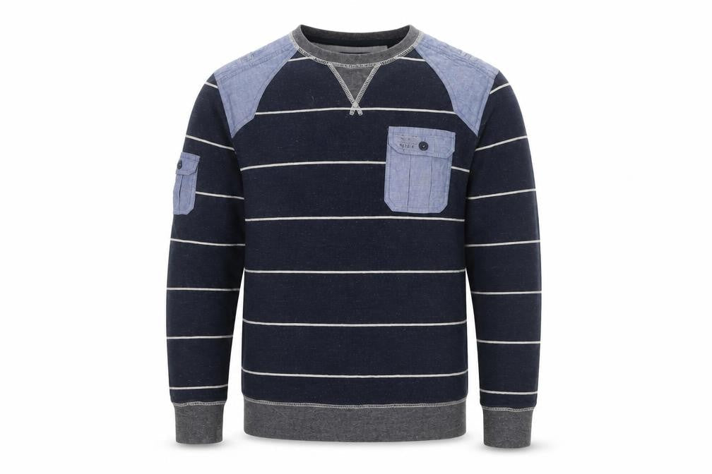 Mens UK Size M NEXT Blue Pullover Sweatshirt