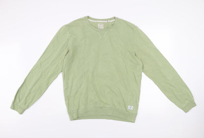 Mens UK Size M Jack Wills Green Pullover Sweatshirt