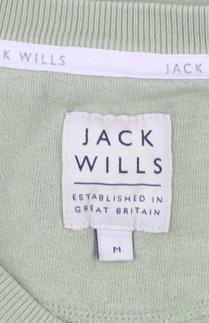 Mens UK Size M Jack Wills Green Pullover Sweatshirt