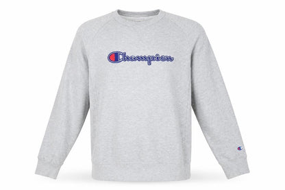 Mens UK Size L Champion Grey Pullover Sweatshirt