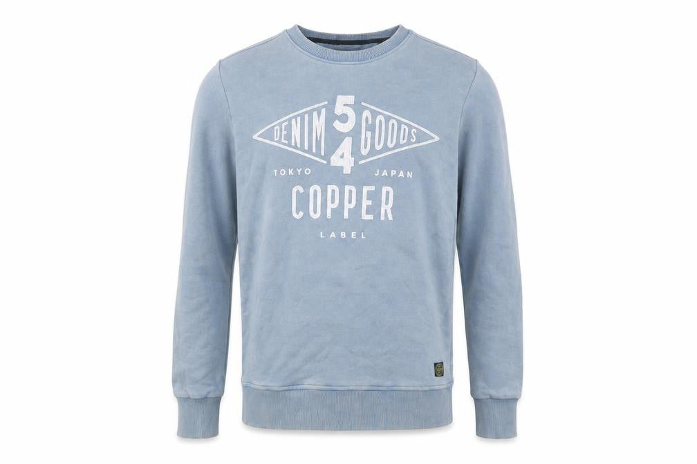 Mens UK Size XS Superdry Blue Pullover Sweatshirt