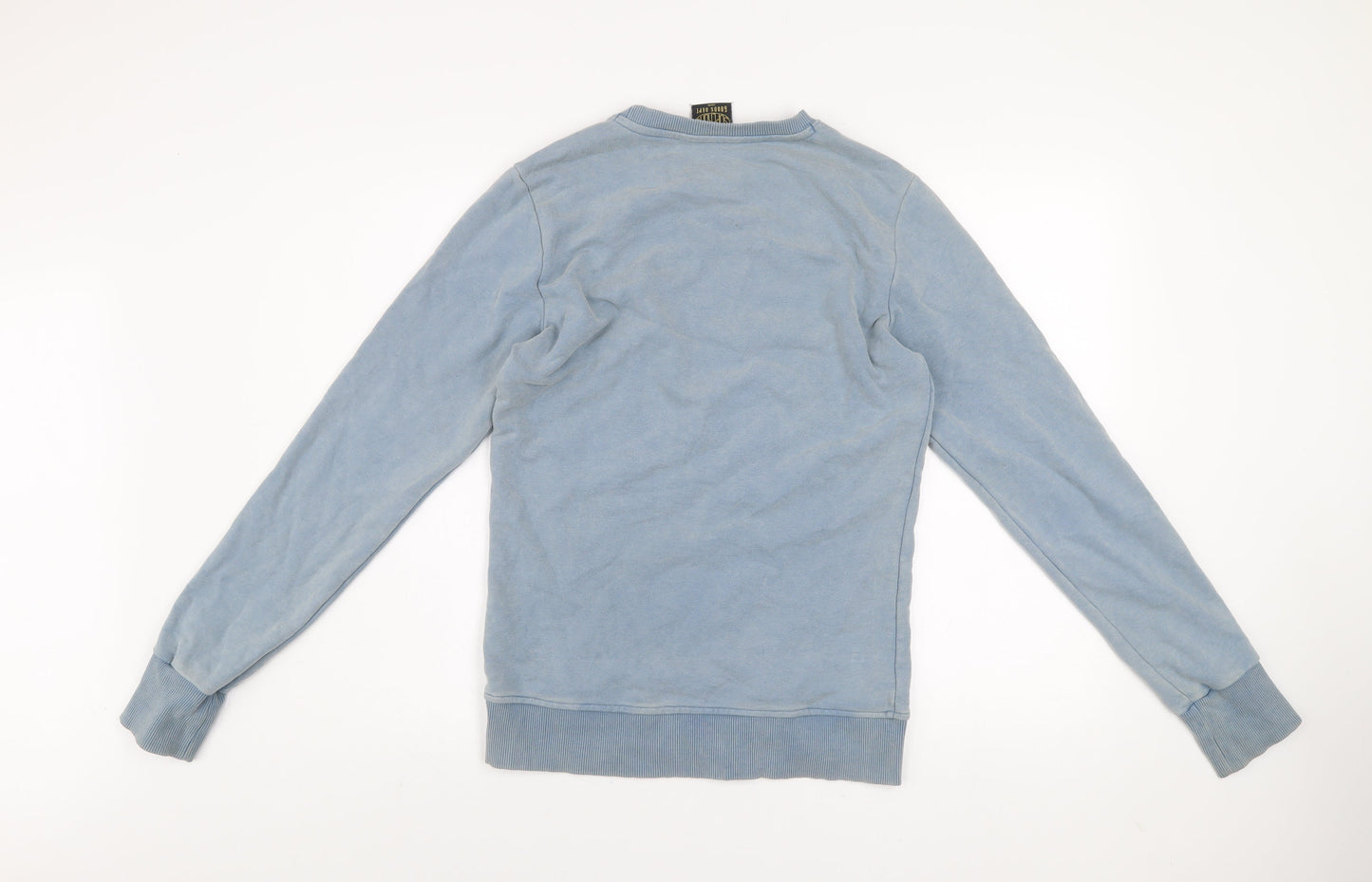 Mens UK Size XS Superdry Blue Pullover Sweatshirt