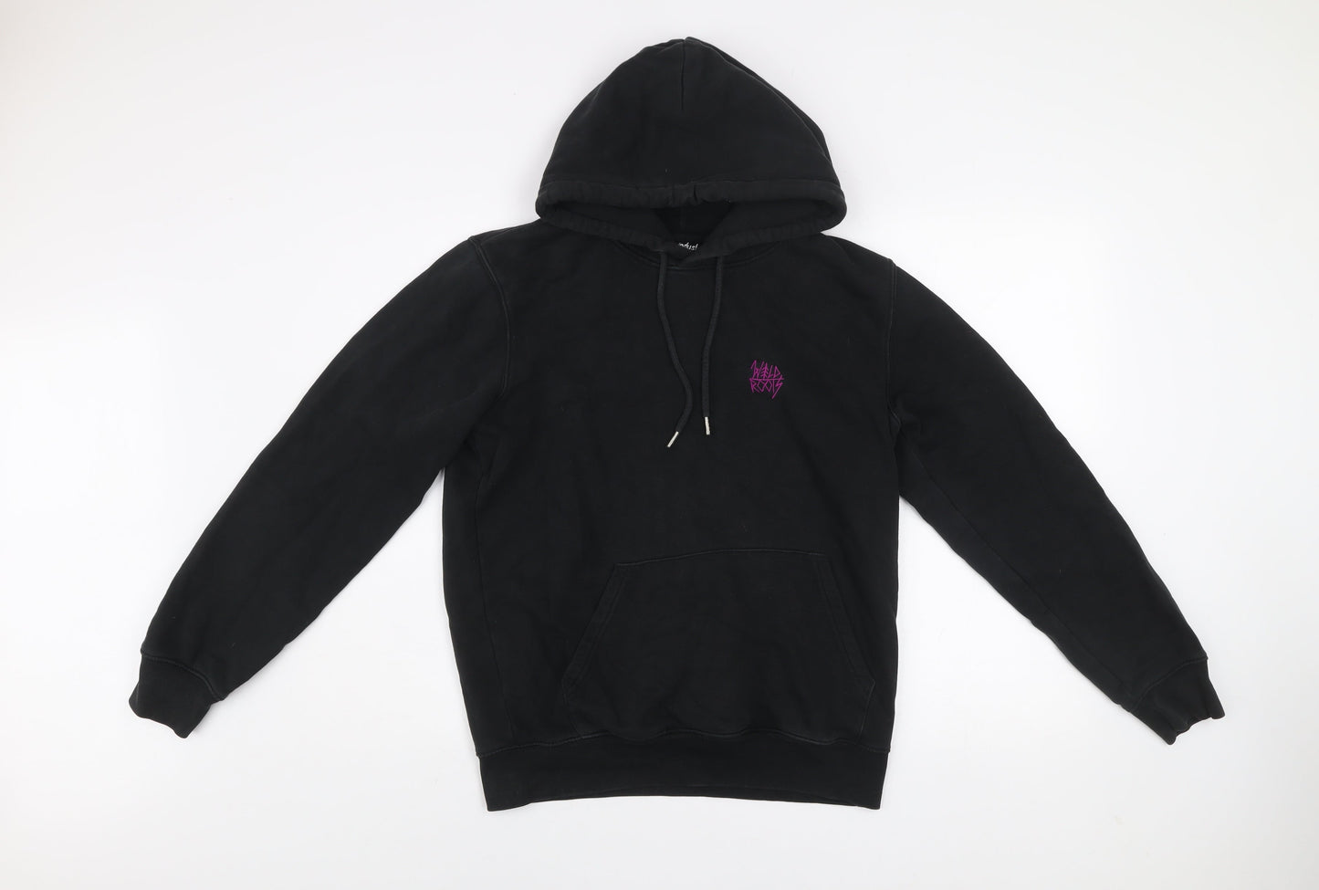 Mens UK Size S Banana Industries Black Pullover Hoodie
