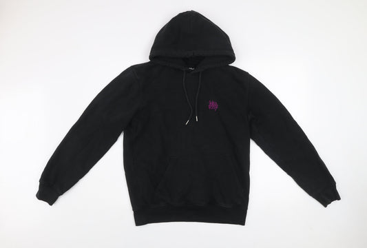 Mens UK Size S Banana Industries Black Pullover Hoodie