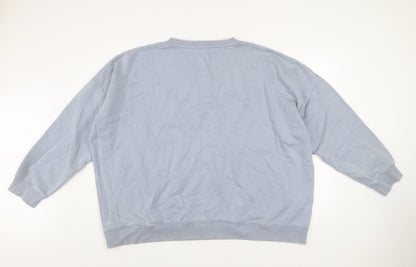 Womens UK Size 18 George Blue Pullover Sweatshirt