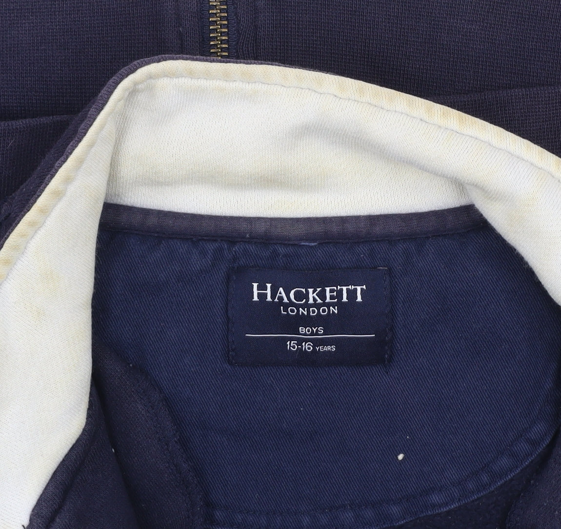 Boys UK Size 15-16 Years Hackett Blue Track Jacket