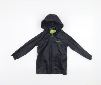Boys UK Size 2 Years Regatta Black Rain Coat