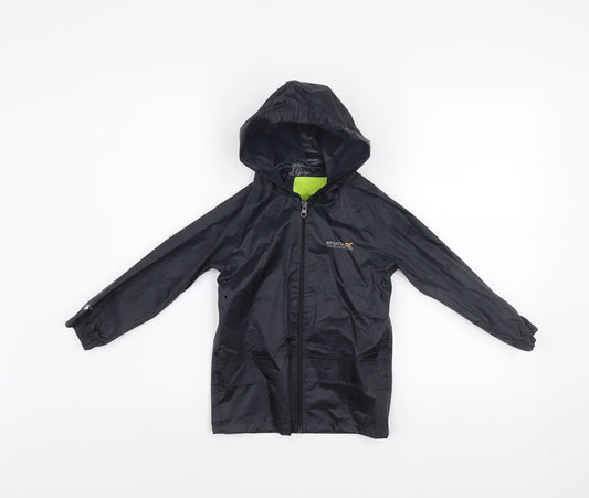 Boys UK Size 2 Years Regatta Black Rain Coat