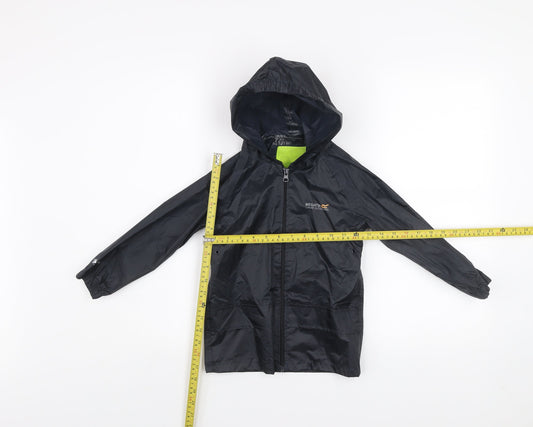 Boys UK Size 2 Years Regatta Black Rain Coat