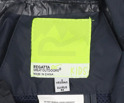 Boys UK Size 2 Years Regatta Black Rain Coat