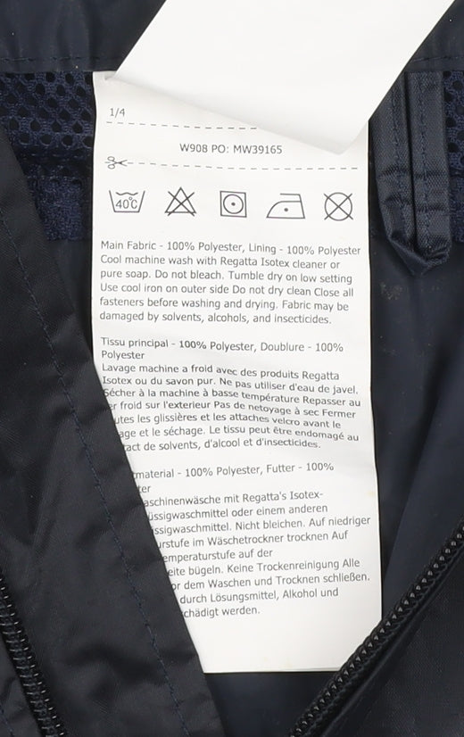 Boys UK Size 2 Years Regatta Black Rain Coat