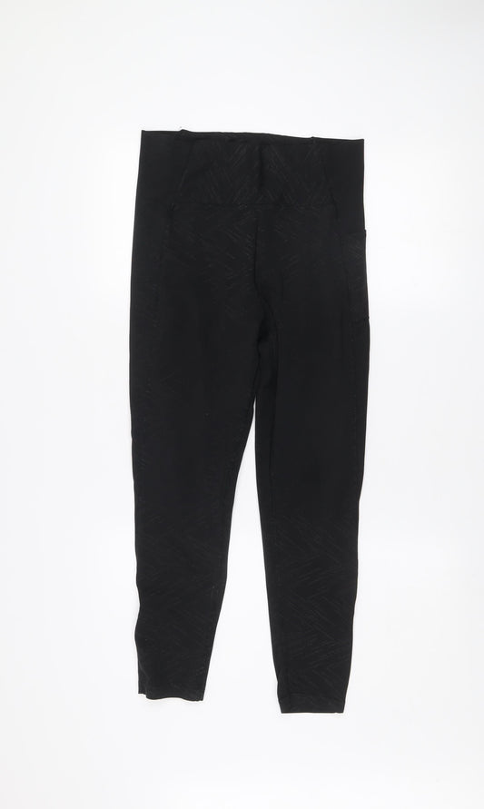 Womens UK Size M Nike Pro Athletic Fit Leggings Black Leggings