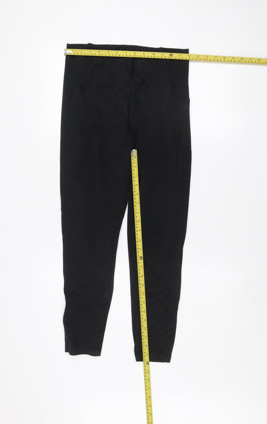 Womens UK Size M Nike Pro Athletic Fit Leggings Black Leggings