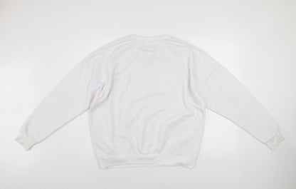 Womens UK Size S Disney White Pullover Sweatshirt