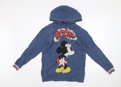 Womens UK Size M NEXT Blue Pullover Hoodie