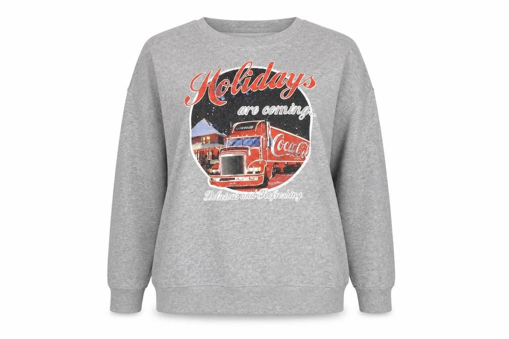 Womens UK Size 16 New Look Grey Pullover Sweatshirt