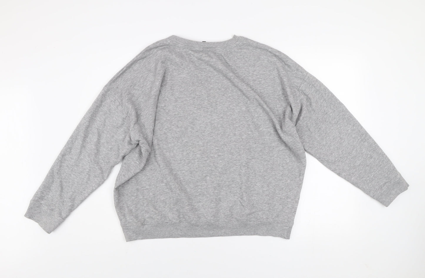 Womens UK Size 16 New Look Grey Pullover Sweatshirt
