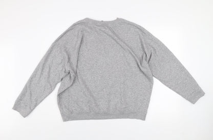 Womens UK Size 16 New Look Grey Pullover Sweatshirt