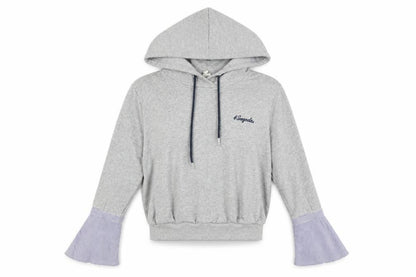 Womens UK Size XS Evidnt Los Angeles Grey Pullover Hoodie