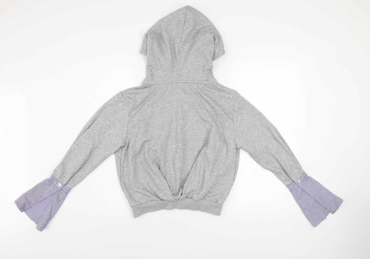 Womens UK Size XS Evidnt Los Angeles Grey Pullover Hoodie