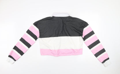 Womens UK Size 14 Skinnydip London Pink Henley Sweatshirt