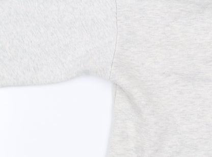 Boohoo Men’s Grey S Basic Full Zip Hoodie Jacket