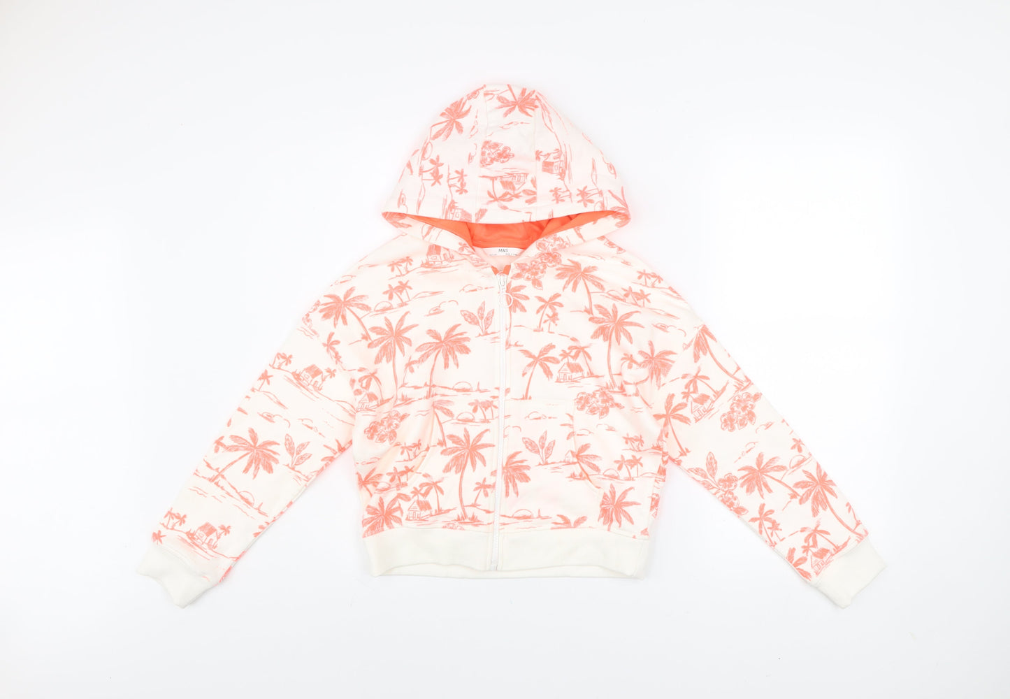 Girls UK Size 10-11 Years Marks and Spencer Pink Basic Jacket
