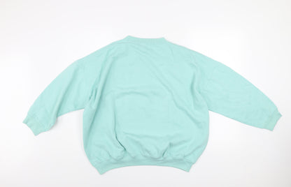 Womens UK Size 20 Damart Green Pullover Sweatshirt