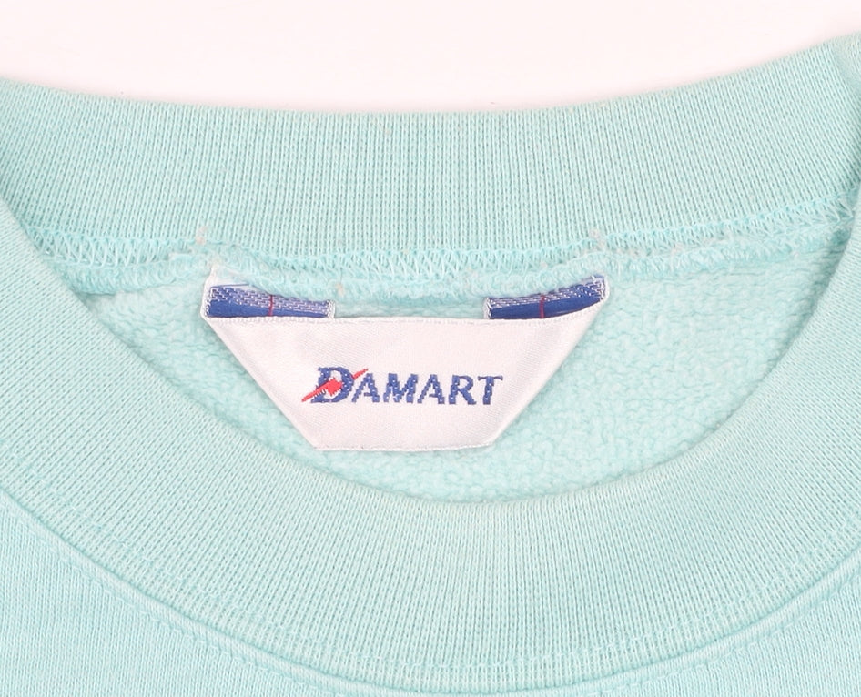 Womens UK Size 20 Damart Green Pullover Sweatshirt