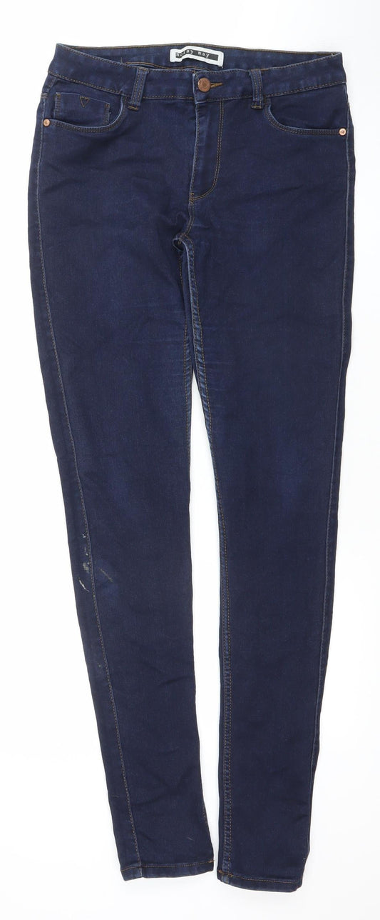 Noisy May Women’s Blue Slim Fit Jegging Jeans Size M