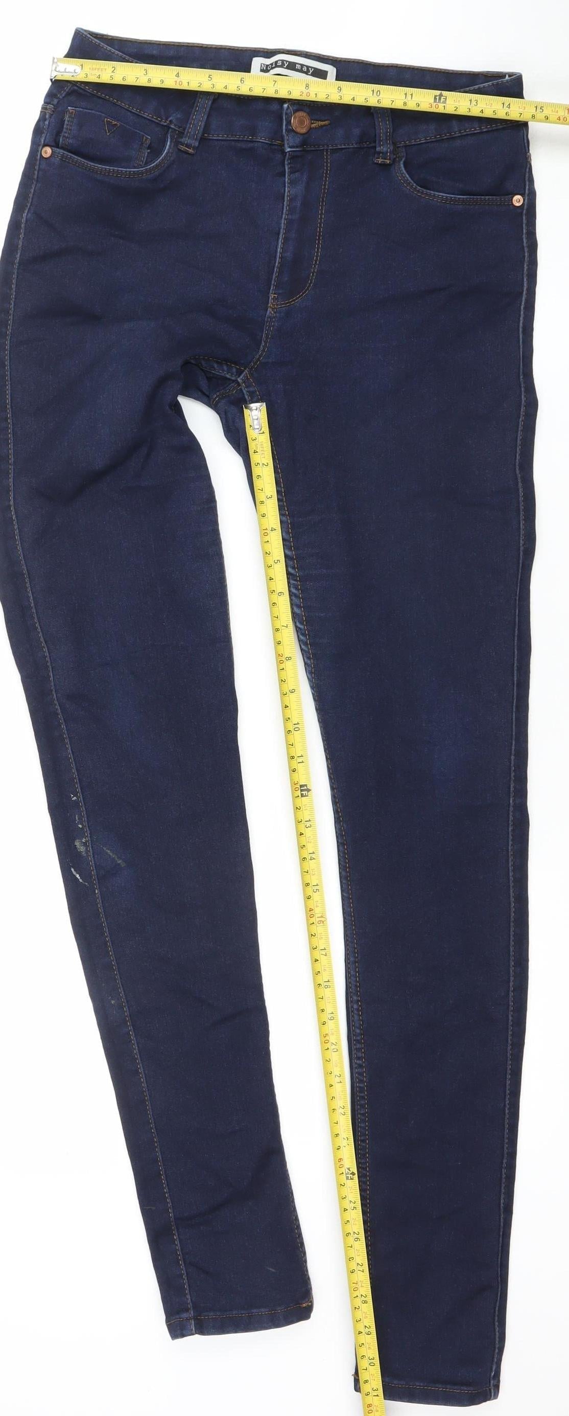 Noisy May Women’s Blue Slim Fit Jegging Jeans Size M