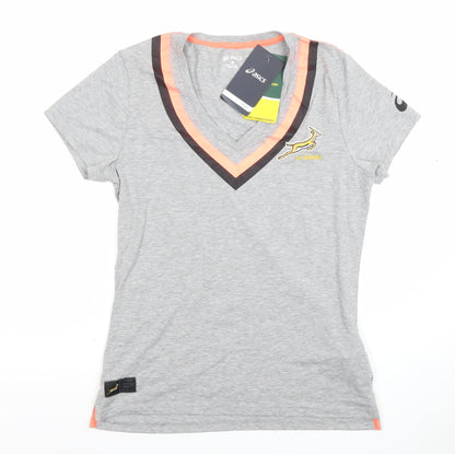 Womens UK Size L ASICS Grey Jersey T-Shirt