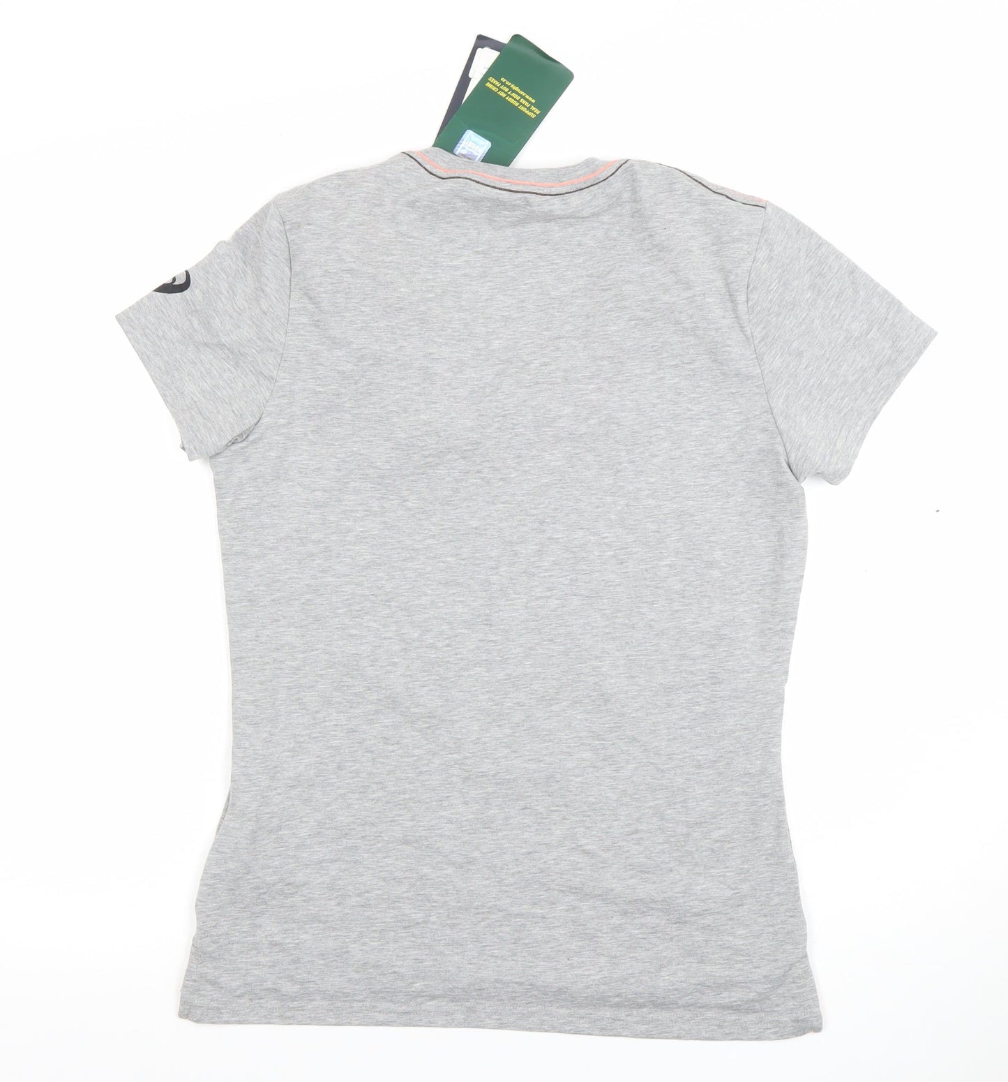 Womens UK Size L ASICS Grey Jersey T-Shirt