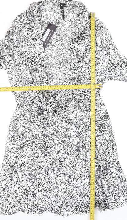 Womens UK Size 14 Influence Wrap Dress