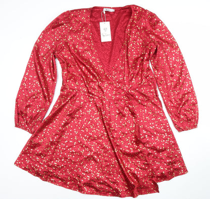 Womens UK Size 14 Ivy Lane Wrap Dress