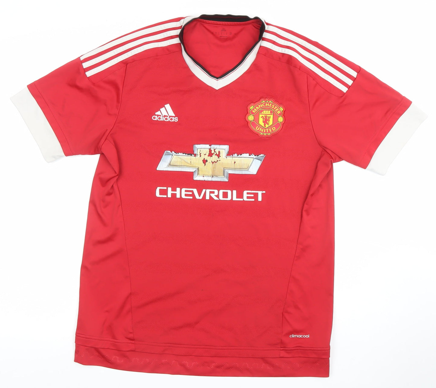 Adidas Men’s Red Manchester United Football Jersey Shirt S