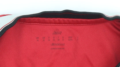 Adidas Men’s Red Manchester United Football Jersey Shirt S