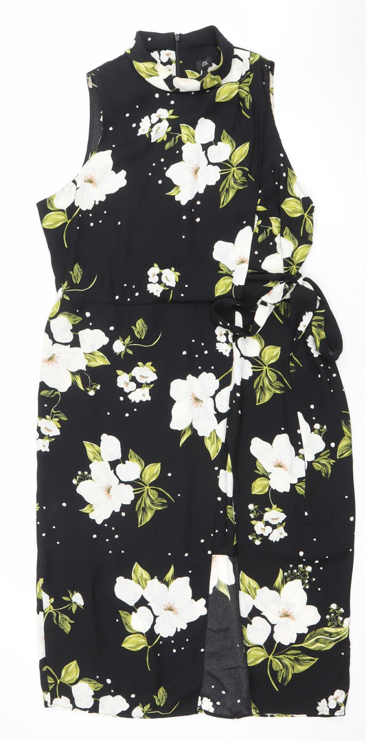 Womens UK Size 16 River Island Wrap Dress