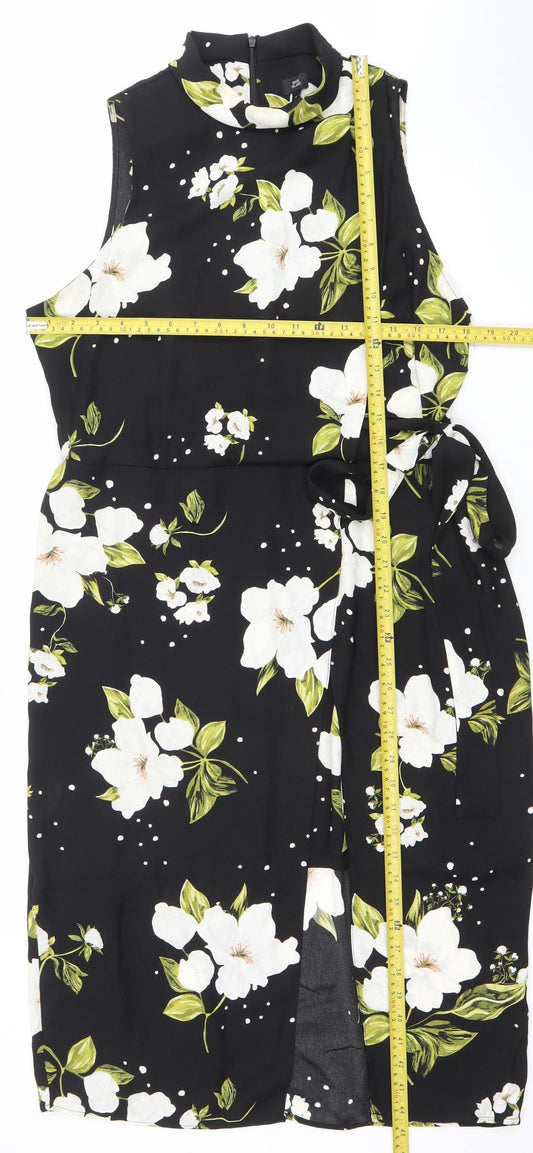 Womens UK Size 16 River Island Wrap Dress