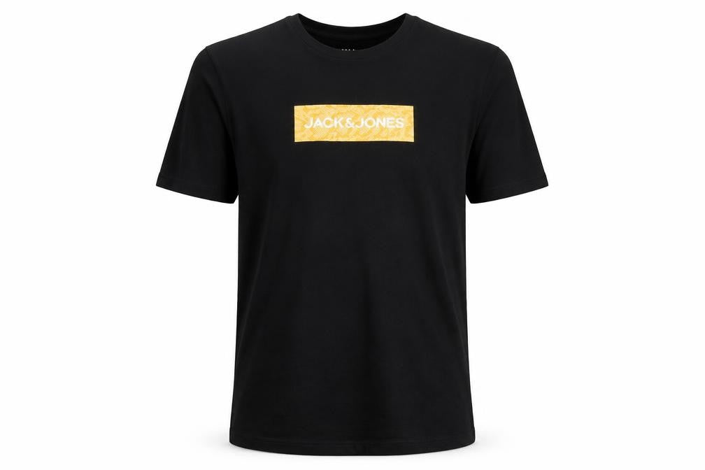 Mens UK Size L JACK & JONES Black  T-Shirt
