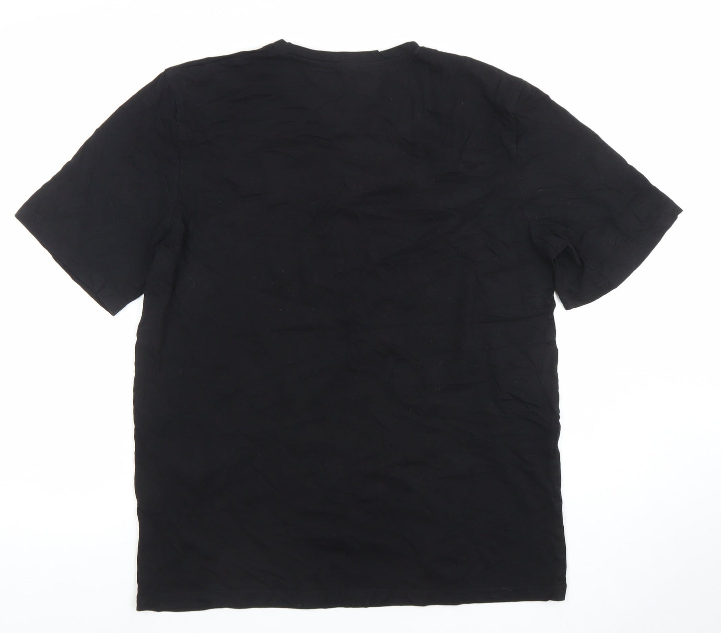 Mens UK Size L JACK & JONES Black  T-Shirt