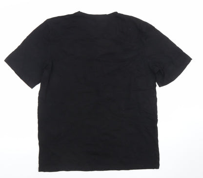 Mens UK Size L JACK & JONES Black  T-Shirt