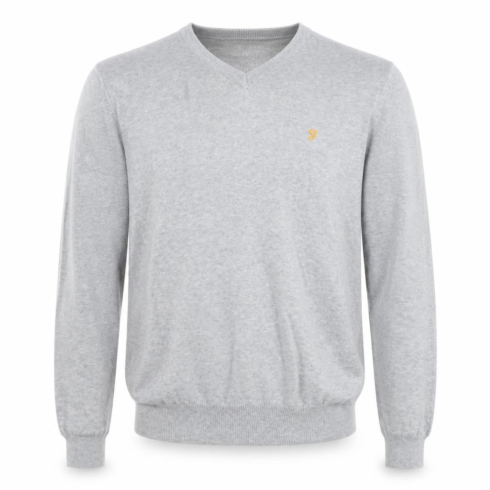 Mens UK Size M Farah Grey Pullover Jumper