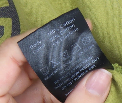 TOG Twenty Four Men's Green M Graphic Outdoor Cotton T-Shirt