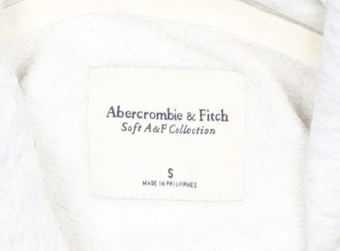 Abercrombie & Fitch Women’s Grey Full Zip Hoodie Size S Soft A&F Collection