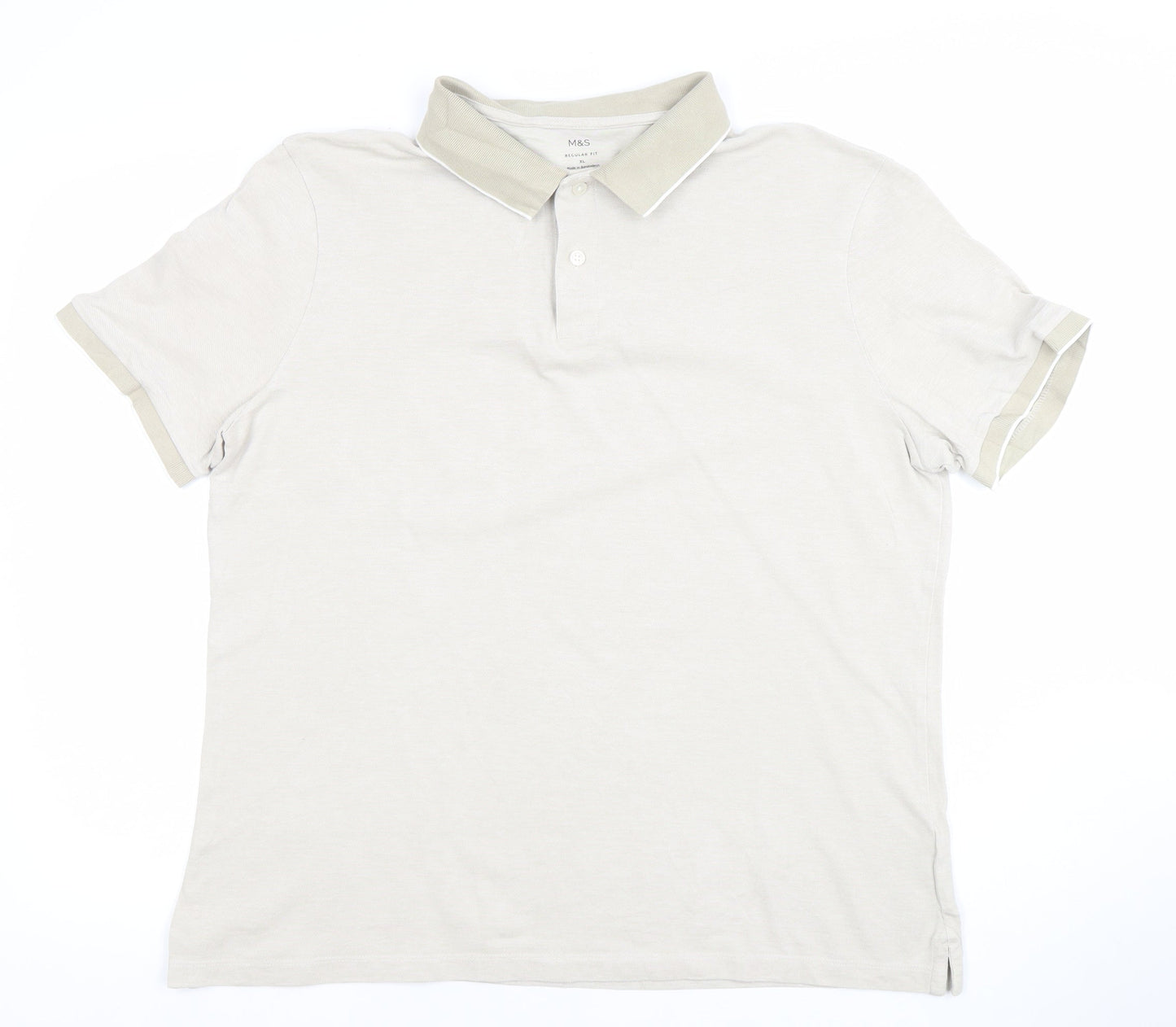 Mens UK Size XL Marks and Spencer Cotton Polo Shirt