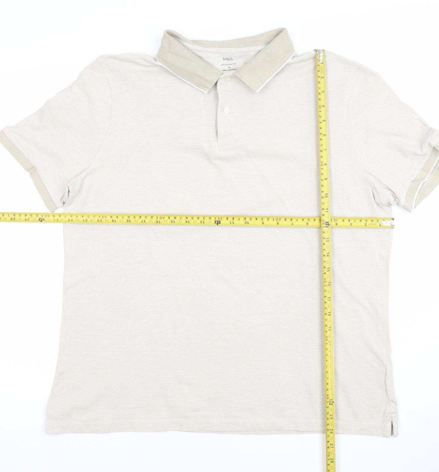 Mens UK Size XL Marks and Spencer Cotton Polo Shirt