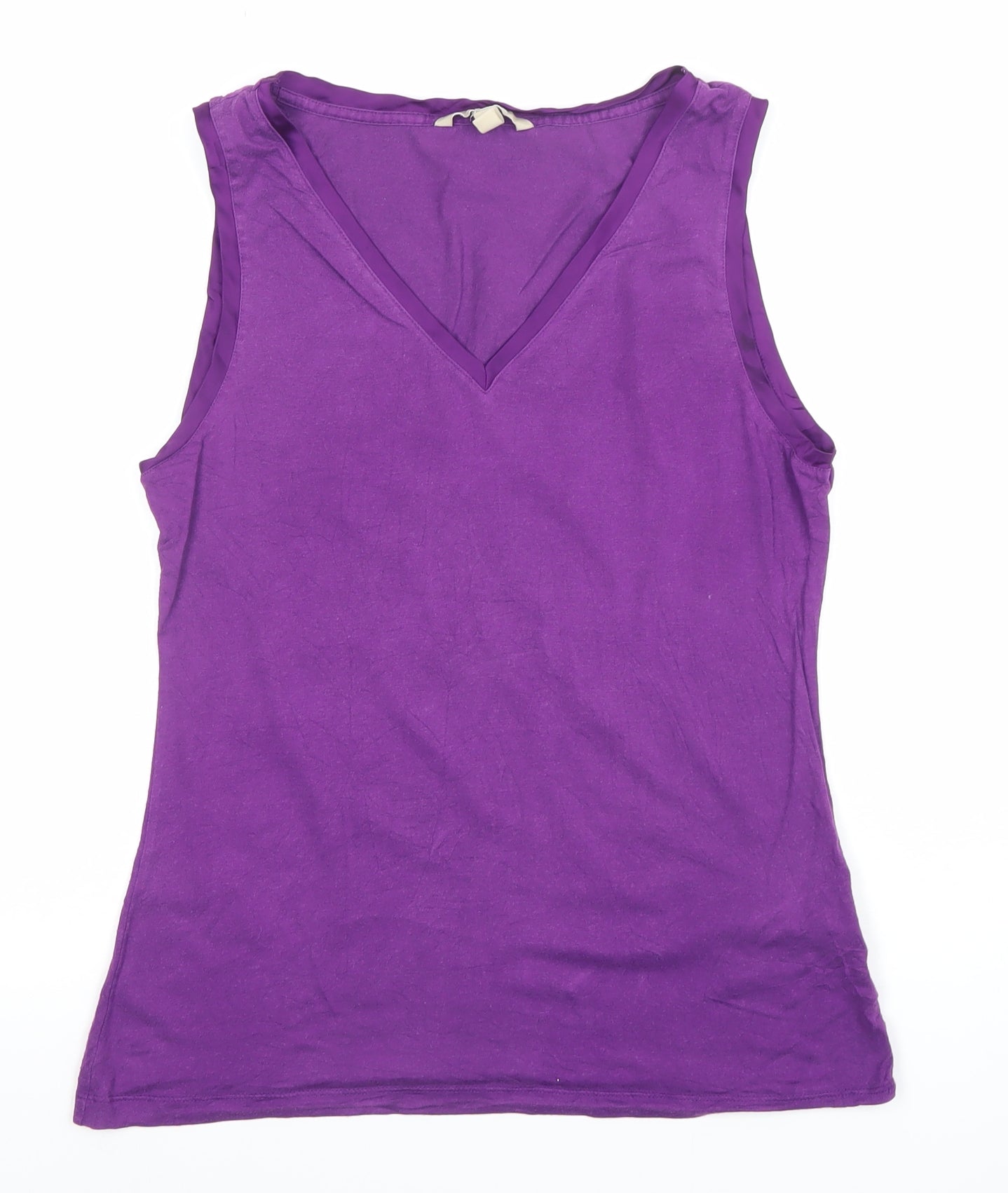 Womens UK Size S Banana Republic Purple Basic Tank
