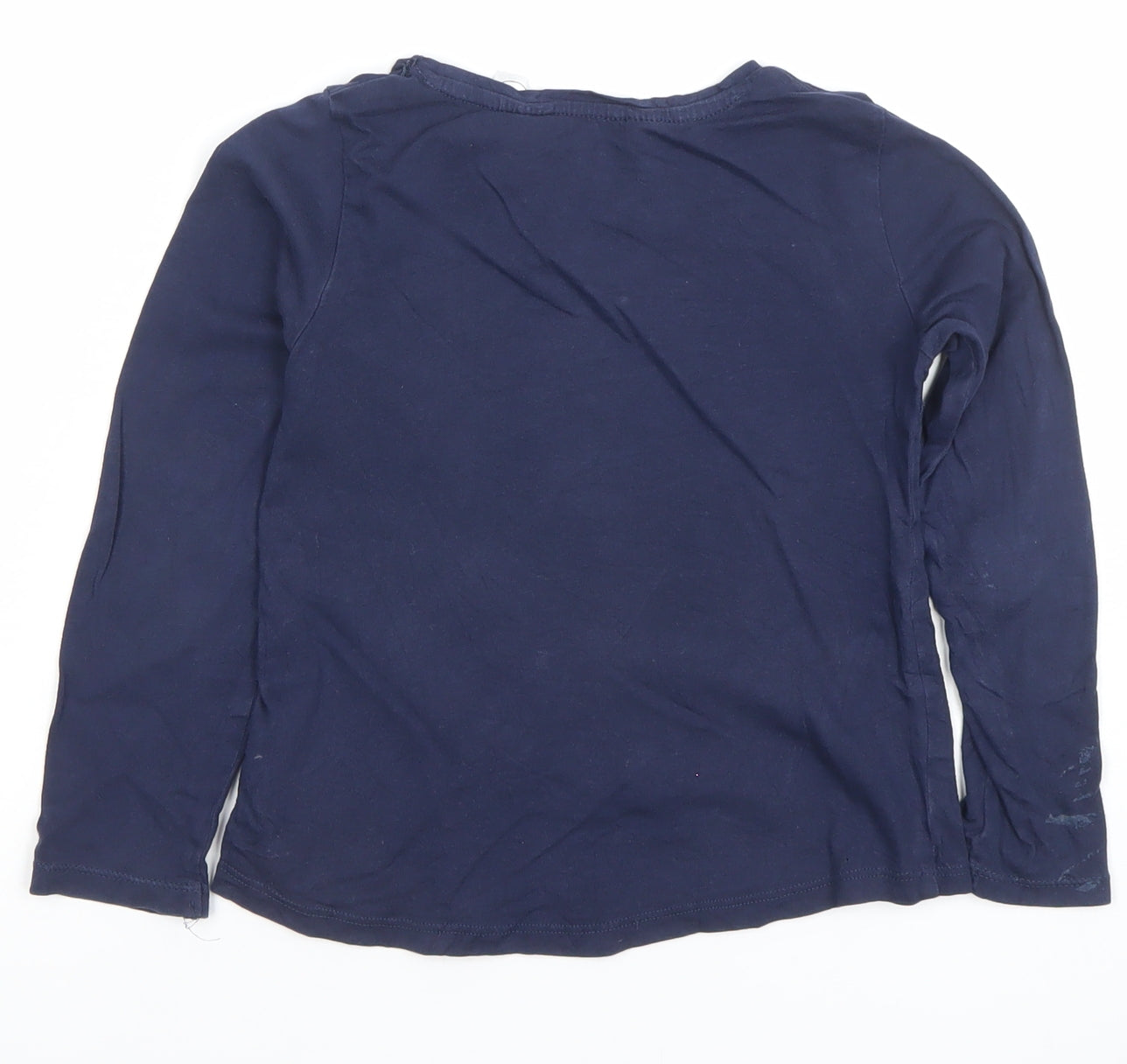 Girls UK Size 4-6 Years H&M Blue Pullover T-Shirt